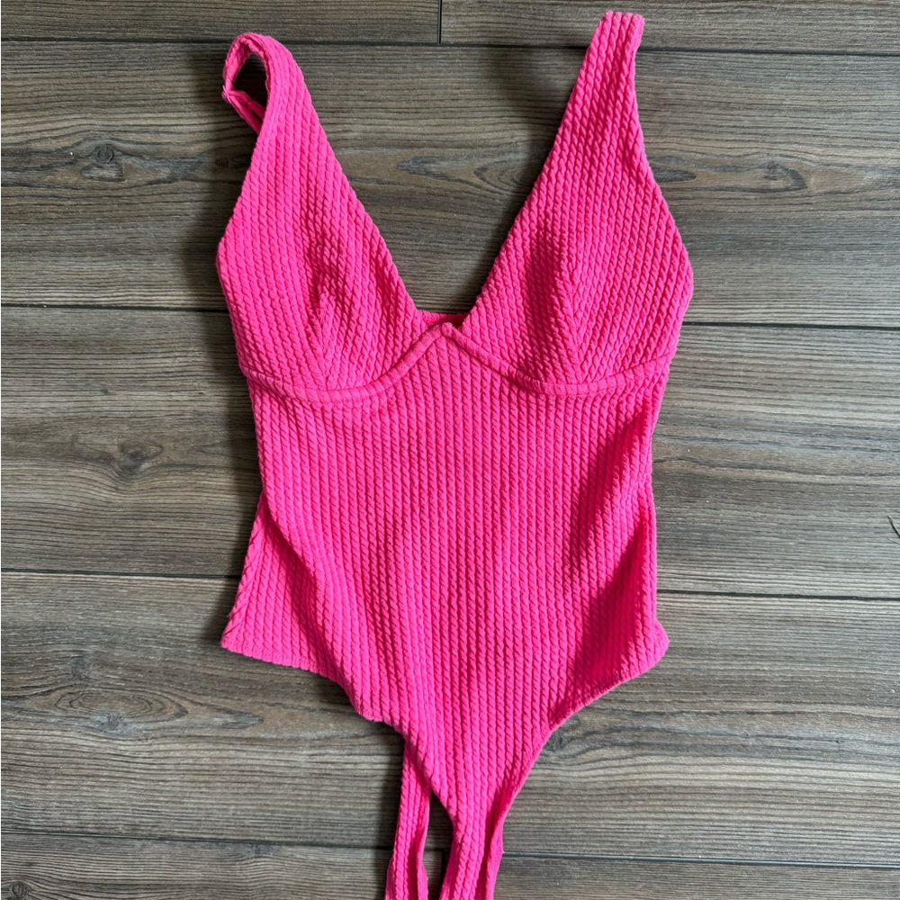 Pink bodysuit